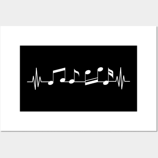 Heartbeat Note - Art Of Music Posters and Art